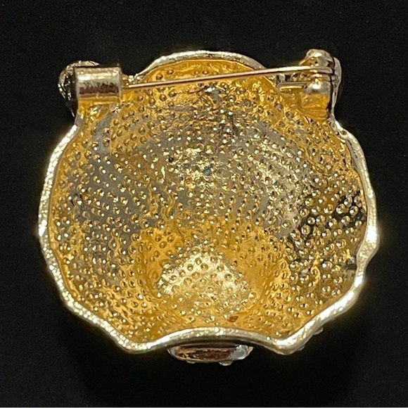 ✨ Stunning Tiger 🐯 Head Rhinestones Brooch - Picture 2 of 2